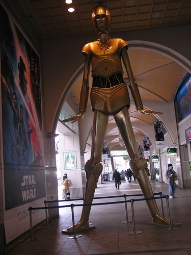 ナナちゃん人形 スターウオーズ C-3PO FRP造形 FRP 造形