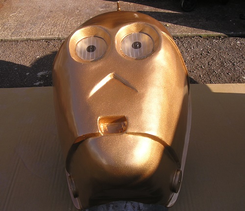 ナナちゃん人形　スターウオーズ　C－3PO　FRP造形　FRP　造形